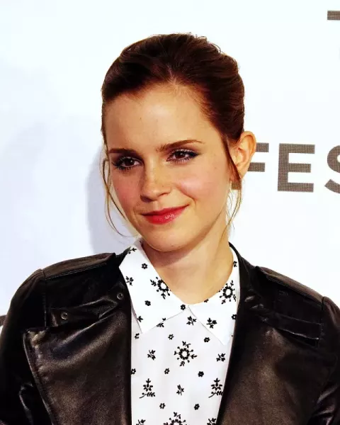 Emma Watson at the 2012 Tribeca Film Festival premiere of Struck by Lightning