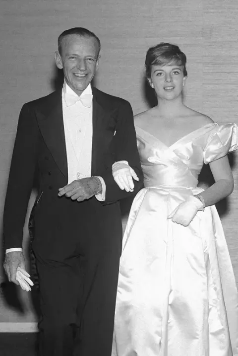 Fred Astaire at a debutante ball in Los Angeles, Calif (1959)