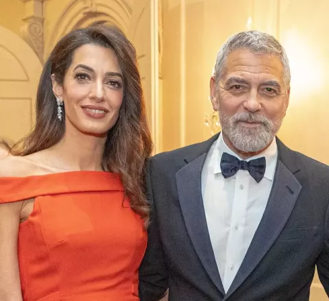 George Clooney at the Kennedy Center Honors Dinner in Washington, DC (2022)