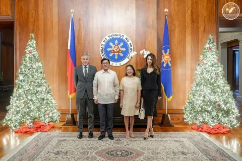George Clooney at Malacañan Palace on Friday (2025)