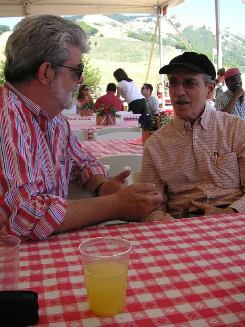 George Lucas at party (2005)