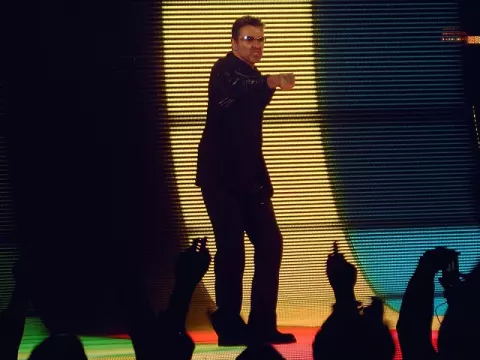 George Michael at the Olympiahalle arena (2006)