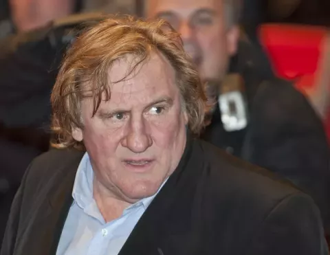 Gérard Depardieu at the premiere of "MAMMUTH" at the Berlinale Palast (2010)