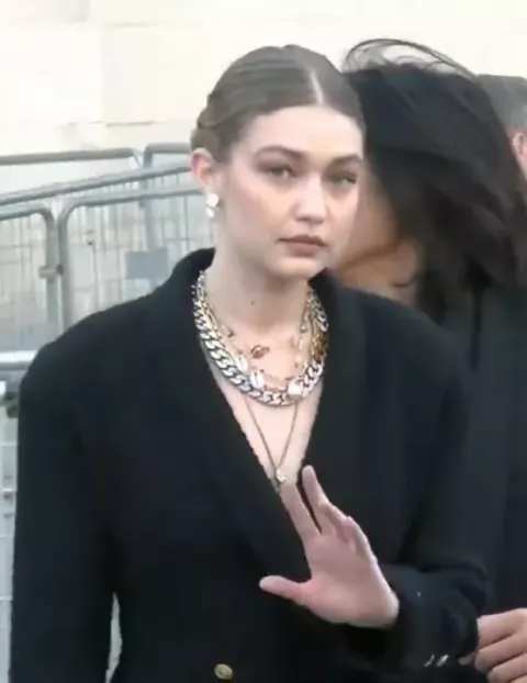 Gigi Hadid at "karl for ever " tribute to Karl Lagarfeld in Grand Palais (2019)