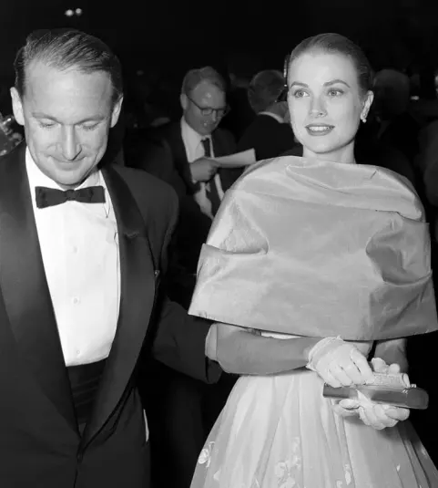 Grace Kelly at the 28th annual Academy Awards (1956)