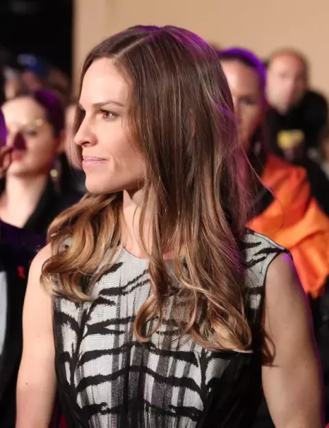 Hilary Swank at Life Ball 2013 at the square in front of the city hall of Vienna, Vienna, Austria