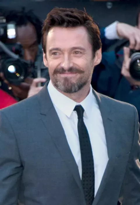 Hugh Jackman at the Odeon Leicester Square premiere of Noah, 31 March 2014
