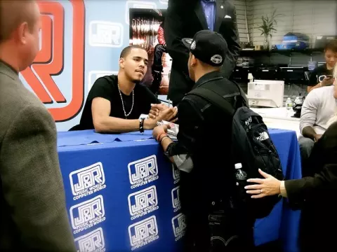 J. Cole at J&R Music and Computer World on September 23 (2010)