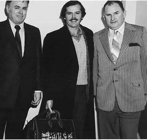 Jack Nicholson at the 1978 Dallas premiere of "Goin' South"