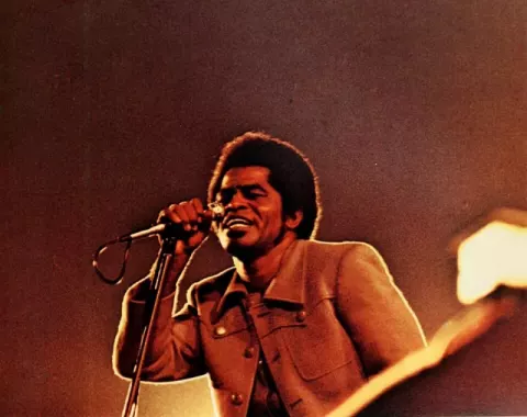 James Brown at Tulane Stadium, New Orleans, 24 October 1970