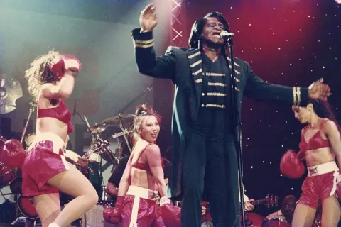 James Brown at the north sea jazz festival ca 1996