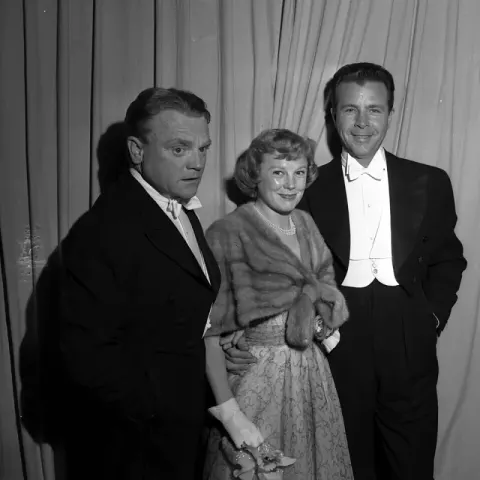 James Cagney at the 22nd Annual Academy Awards at the Pantages Theatre in Los Angeles (1950)