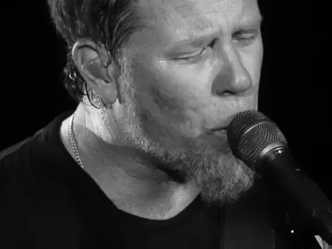 James Hetfield at Birmingham in 2009