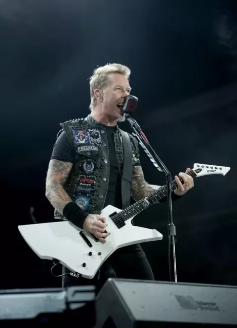 James Hetfield at Paris, France (2012)