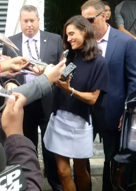 Jennifer Connelly at the press conference of American Pastoral (2016)