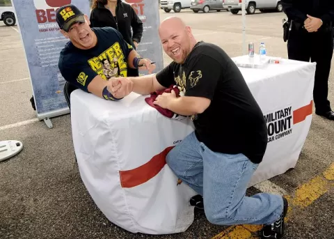 John Cena at the Navy Exchange Norfolk during his visit to Naval Station Norfolk, Va (2012)