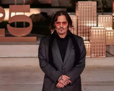 Johnny Depp at the Red Sea International Film Festival 2025 on December 11
