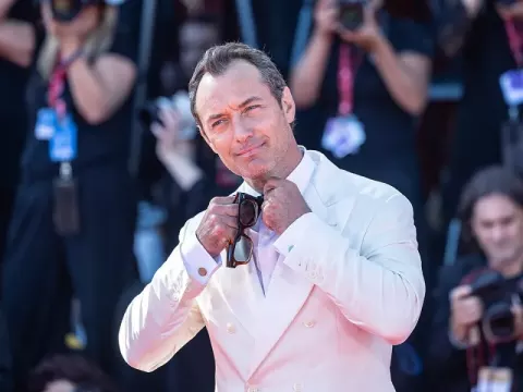 Jude Law at the 2025 Venice Film Festival