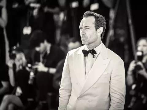 Jude Law at the 2025 Venice Film Festival