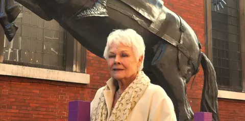 Judi Dench at St Paul's Covent Garden in 2015