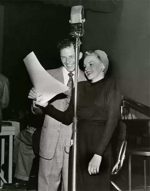 Judy Garland at the time and asked friends to guest host his weekly radio show while he was away (1946)