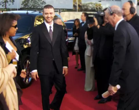 Justin Timberlake at the 2007 Golden Globes