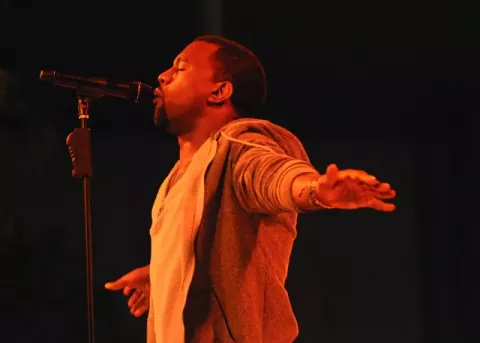 Kanye West at The Museum of Modern Art's annual Party in the Garden benefit, New York City, May 10 (2011)