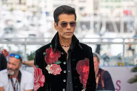 Karan Johar at 2025 Cannes Homebound Photocall