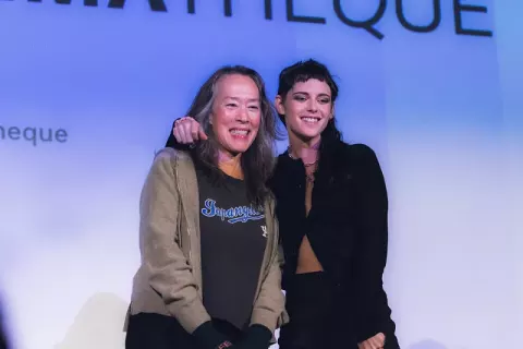 Kristen Stewart at a Q&A for The Chronology of Water (2025)
