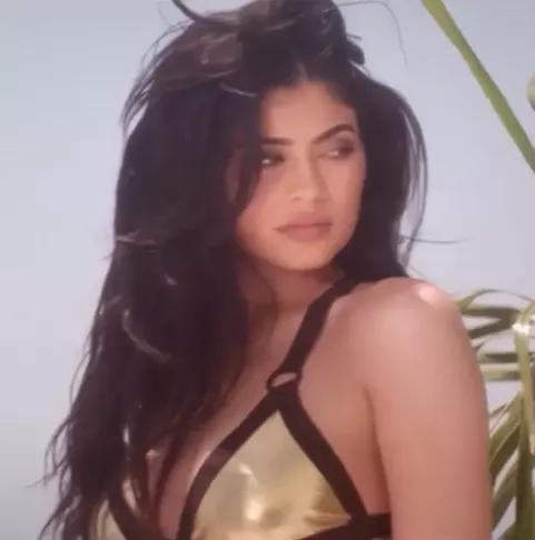 Kylie Jenner at photoshoot for Kendall + Kylie Swimwear at Topshop (2016)
