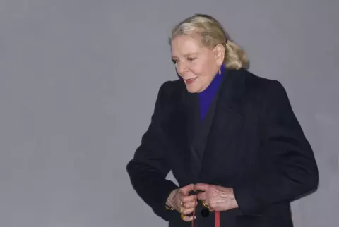Lauren Bacall at the Hyatt Hotel, Potsdamer Platz, Berlin (2007)