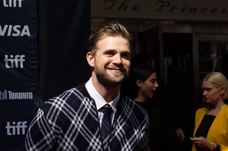 Leo Woodall at the 2025 Toronto International Film Festival