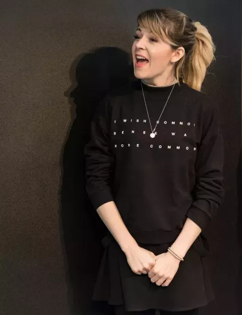 Lindsey Stirling at the Winter NAMM Show 2018 in Anaheim, California, on Friday, January 26