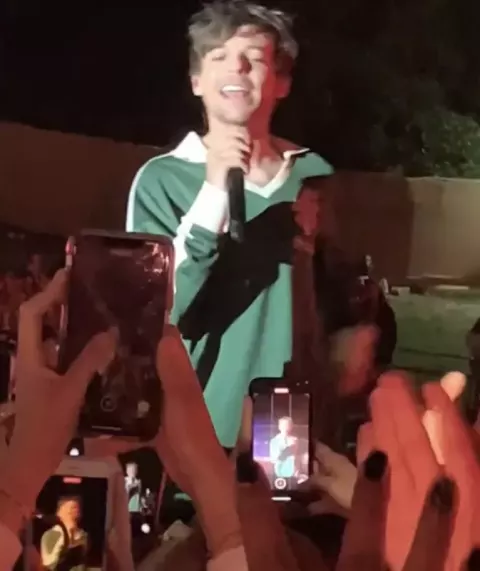 Louis Tomlinson at the 2021 Away From Home Festival at Crystal Palace, London