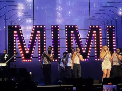 Mariah Carey at the SM Mall of Asia Arena in Pasay, Metro Manila, Philippines, on October 14 (2025)