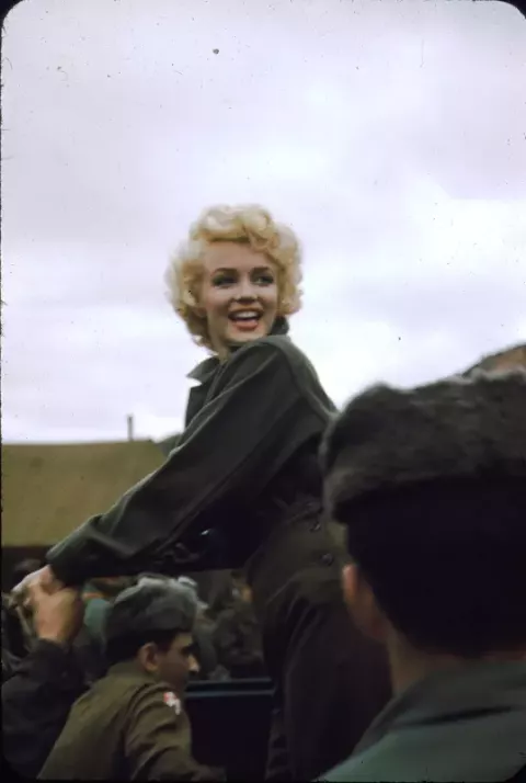 Marilyn Monroe at the Marine Corps Archives and Special Collections OFFICIAL USMC PHOTOGRAPH (1954)
