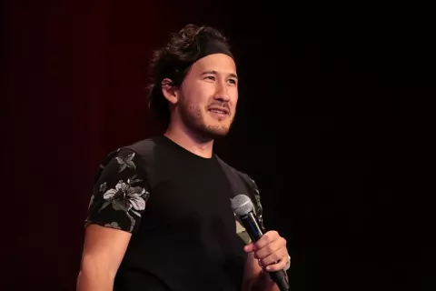 Markiplier at the 2018 PAX West at Benaroya Hall in Seattle, Washington