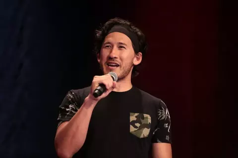 Markiplier at the 2018 PAX West at Benaroya Hall in Seattle, Washington