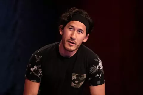 Markiplier at the 2018 PAX West at Benaroya Hall in Seattle, Washington