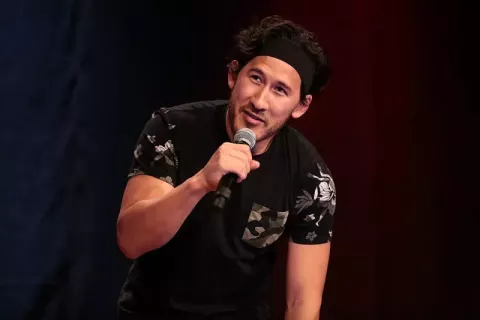 Markiplier at the 2018 PAX West at Benaroya Hall in Seattle, Washington