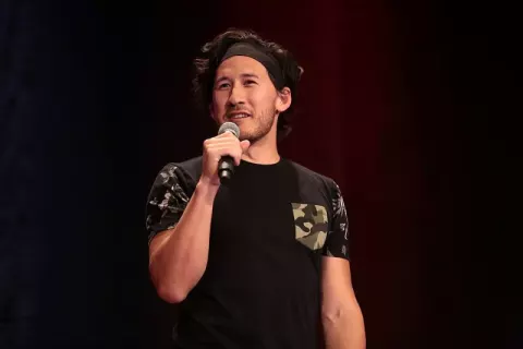 Markiplier at the 2018 PAX West at Benaroya Hall in Seattle, Washington