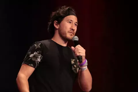Markiplier at the 2018 PAX West at Benaroya Hall in Seattle, Washington