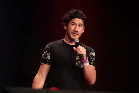 Markiplier at the 2018 PAX West at Benaroya Hall in Seattle, Washington