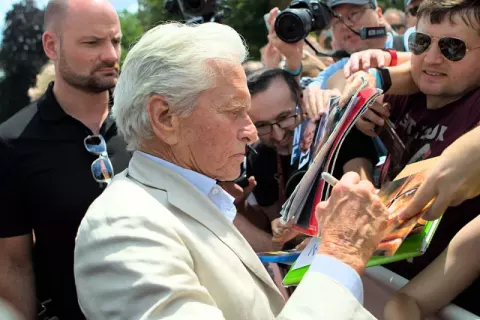 Michael Douglas at the 59th Karlovy Vary International Film Festival (2025)