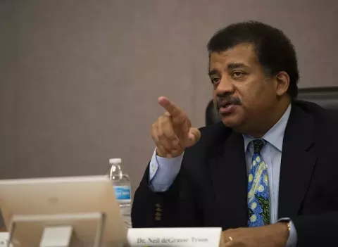 Neil deGrasse Tyson at Schriever Air Force Base, Colorado, Sept (2019)