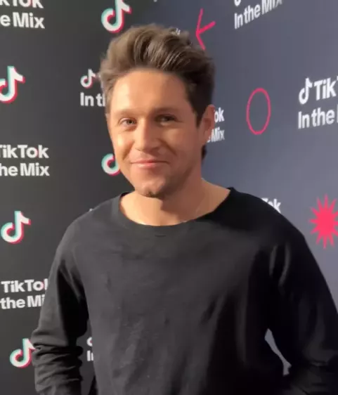 Niall Horan at TikTok "In the Mix" event in December 2023