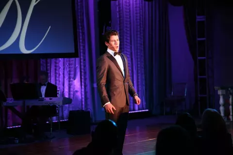 Nick Jonas at the 2012 Drama League Benefit Gala