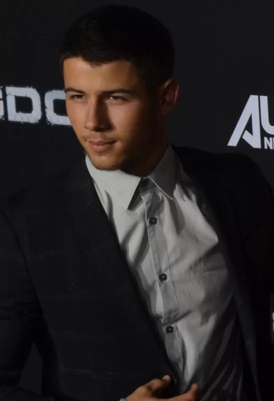 Nick Jonas at the premiere of the DIRECT TV series "Kingdom" on October 1 (2014)