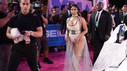 Nicki Minaj at 2018 VMA Red Carpet
