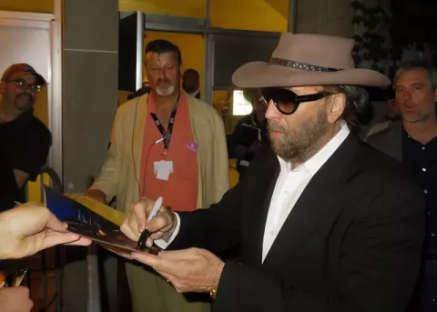 Nicolas Cage at the premiere of Color Out of Space (2019)